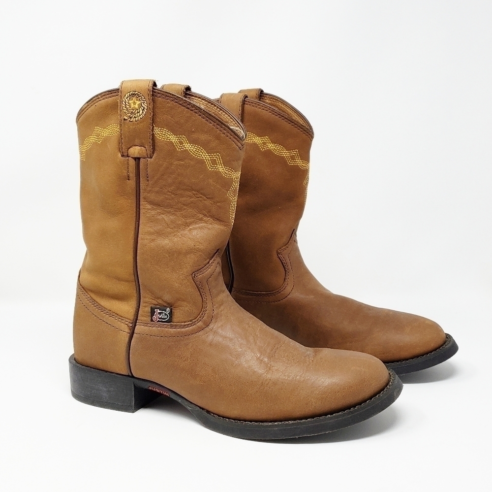 JUSTIN George Strait Cotulla Series Roper boots NWT western cowboy cowgirl